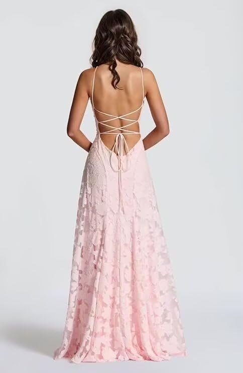 Women’s Spaghetti Strap Prom Dress 2026
