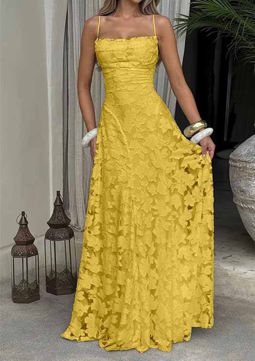 Women’s Spaghetti Strap Prom Dress 2026