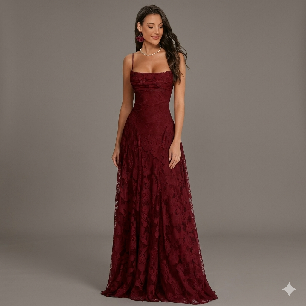 Women’s Spaghetti Strap Prom Dress 2026