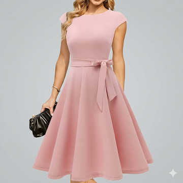 Formal Wedding Guest Dress for Women – Modest Elegant Prom, Bridesmaid & Evening Party Midi Dress